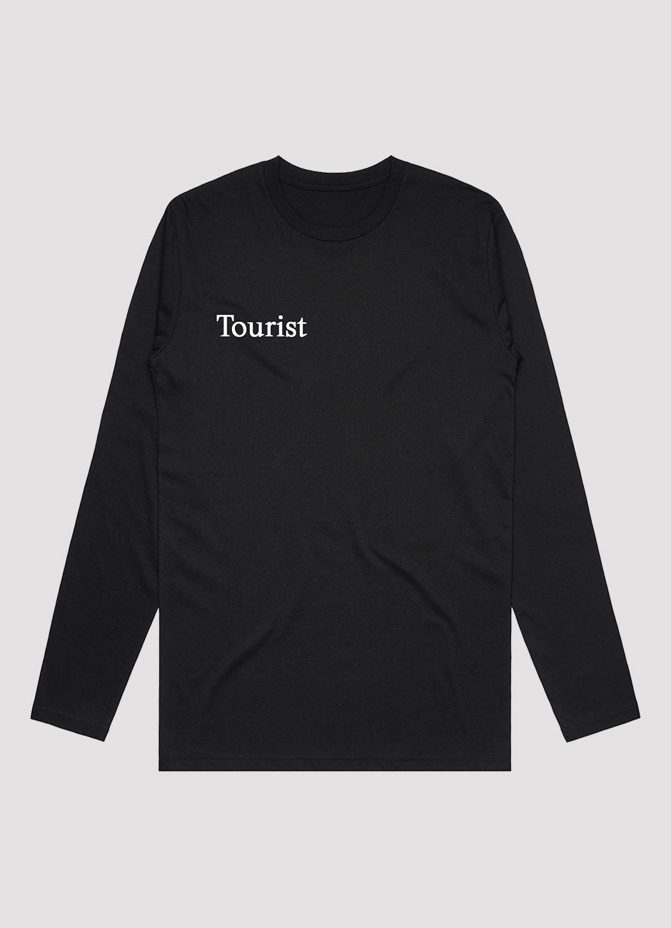 Tourist Black Long Sleeve T-Shirt